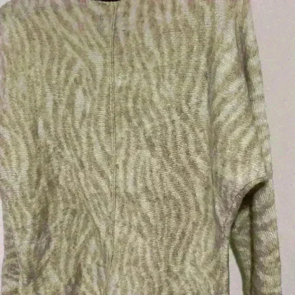 Beige print Abercrombie & Fitch sweater Sz Large - Picture 13 of 16